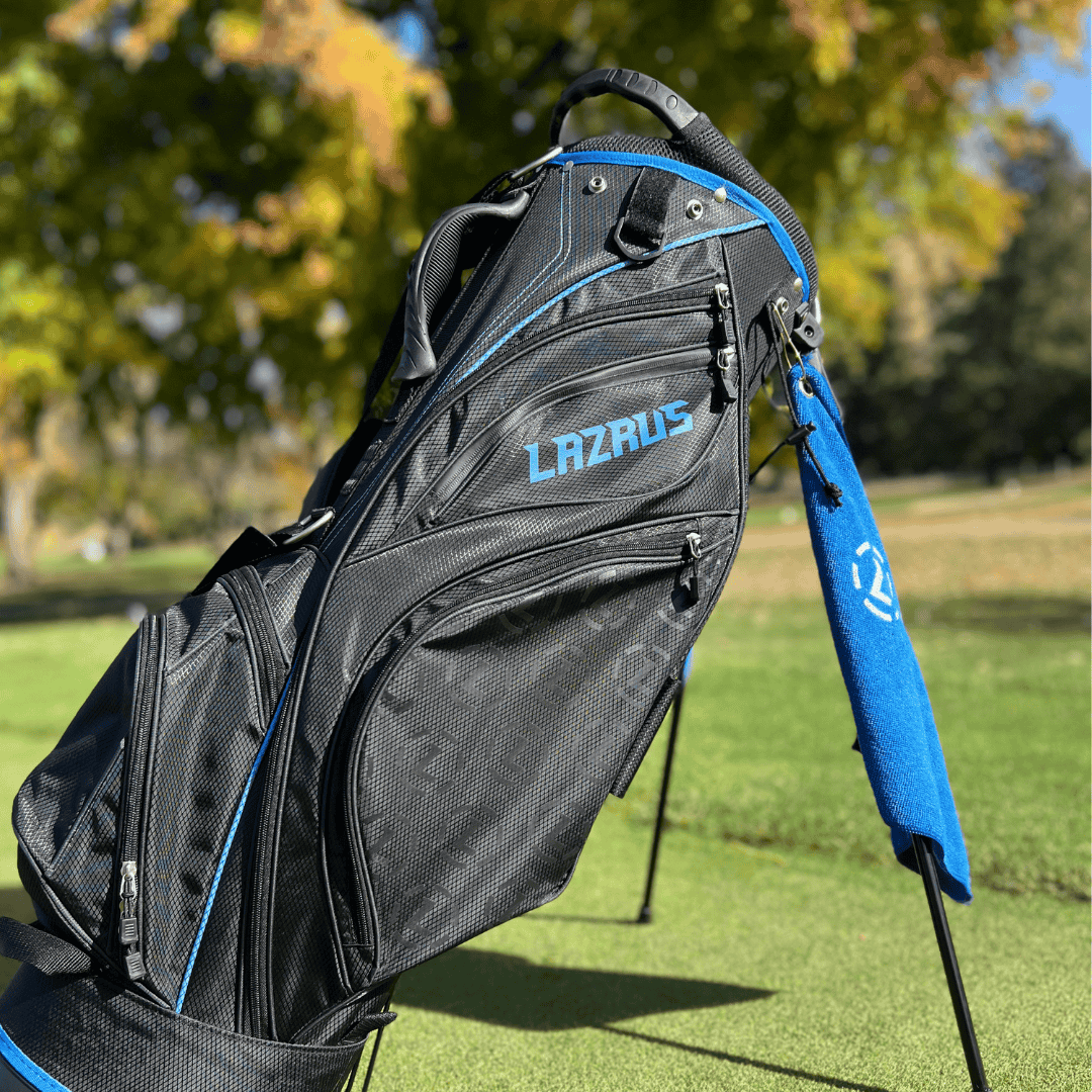 Lazrus Golf 11 pc Set - LAZ2 Driver, 3W, 1H, 6 - PW Irons, 52° Wedge, Putter & Bag Optional - Maximum Velocity Sports
