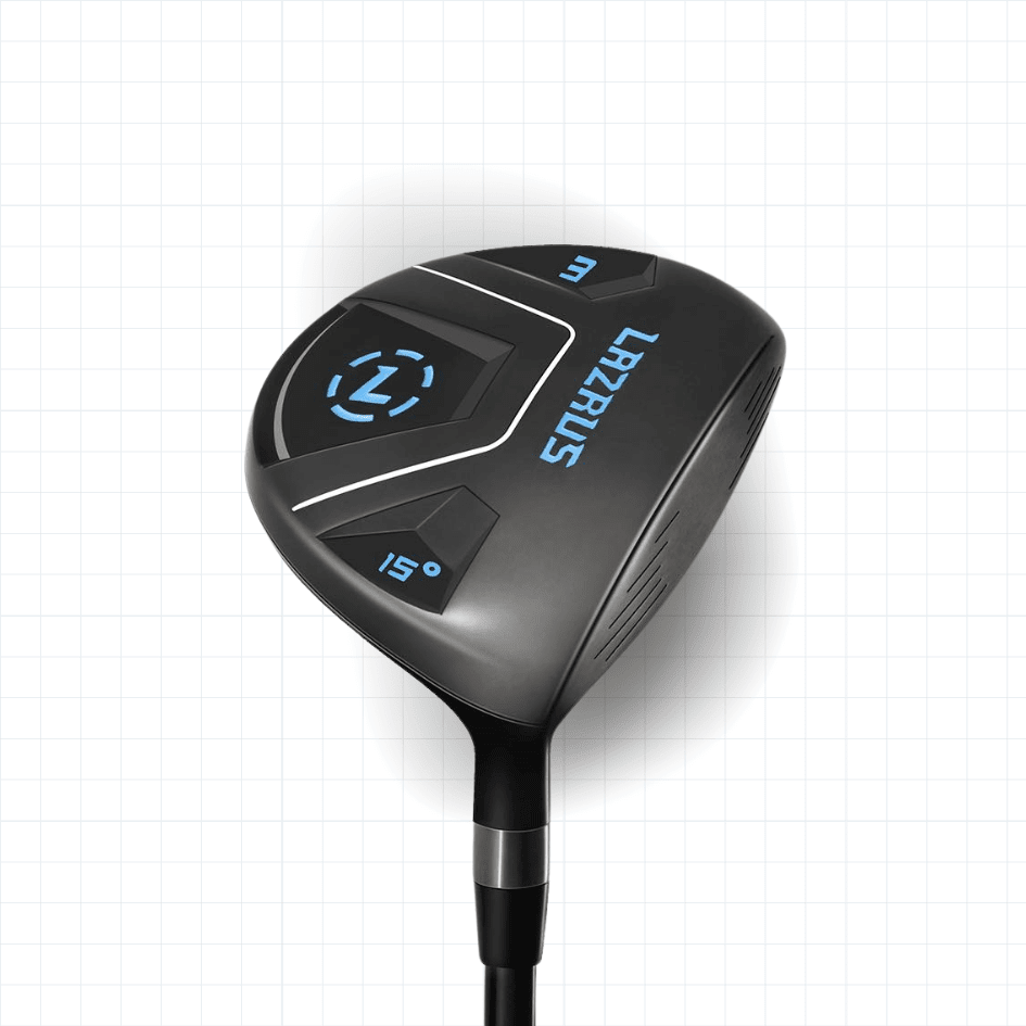 Lazrus Golf 11 pc Set - LAZ2 Driver, 3W, 1H, 6 - PW Irons, 52° Wedge, Putter & Bag Optional - Maximum Velocity Sports