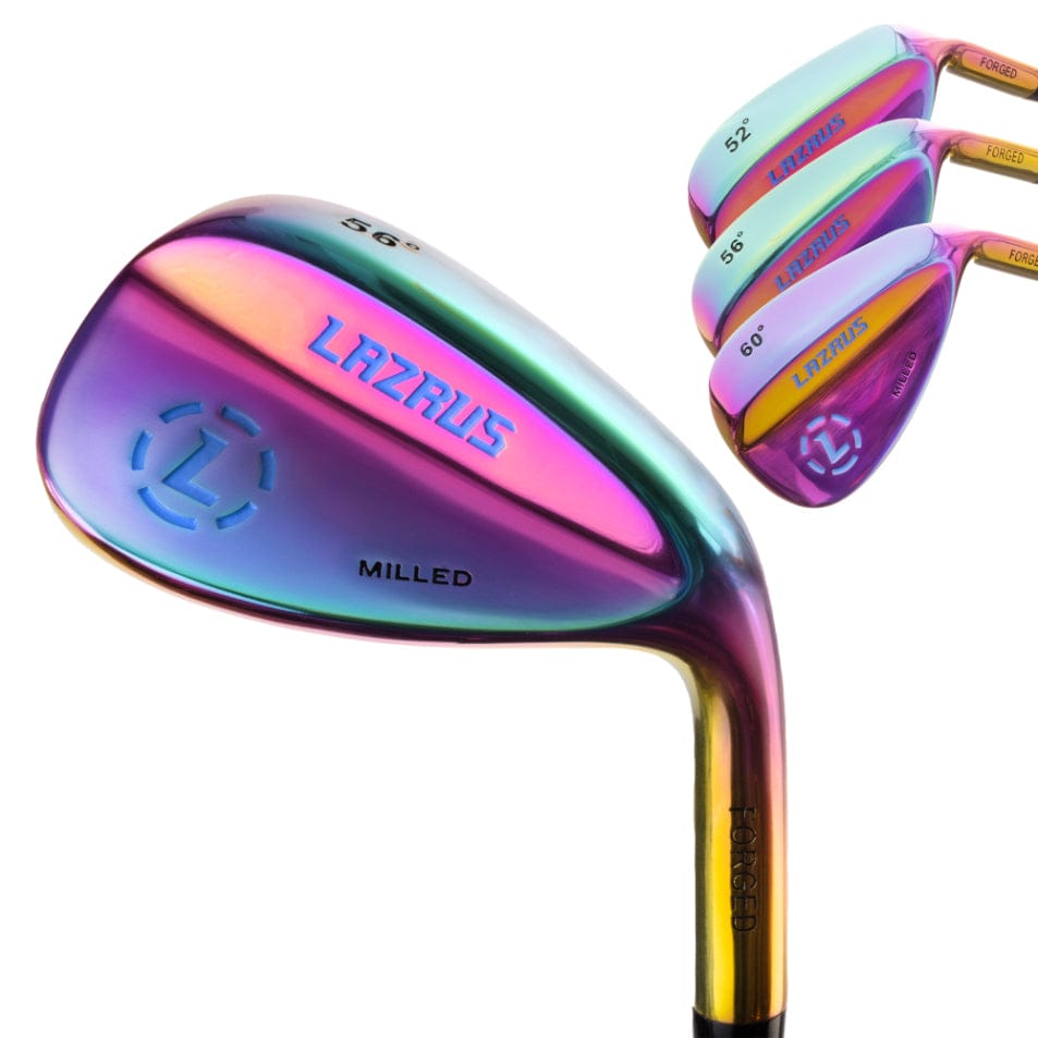 Lazrus Golf 13 pc Set - Driver, 3 Wedges Set, Hybrids (4 - PW), Putter & Bag (optional) - Maximum Velocity Sports