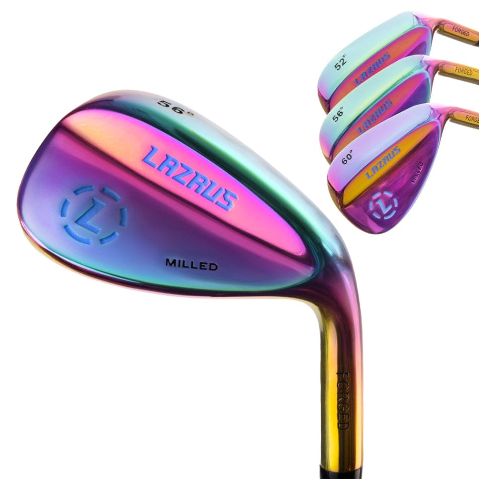 Lazrus Golf 13 pc Set - Laz2 Driver, 3 Wedges Set, Hybrids (4 - PW), Putter & Bag (optional) - Maximum Velocity Sports