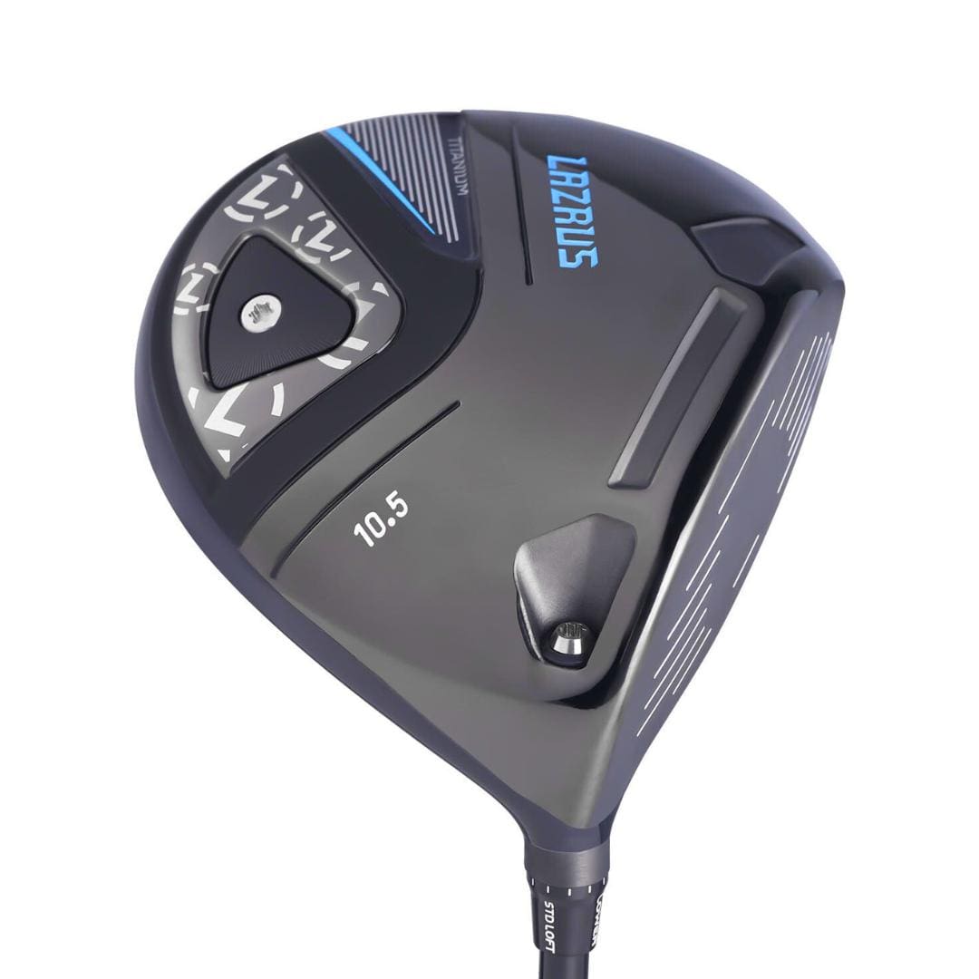 Lazrus Golf 8 pc Set - LAZ2 Driver, 6 - PW Irons, 52° Wedge, Putter - Maximum Velocity Sports