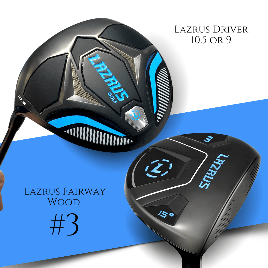 Lazrus Golf Driver and Fairway Wood Bundle - Maximum Velocity Sports