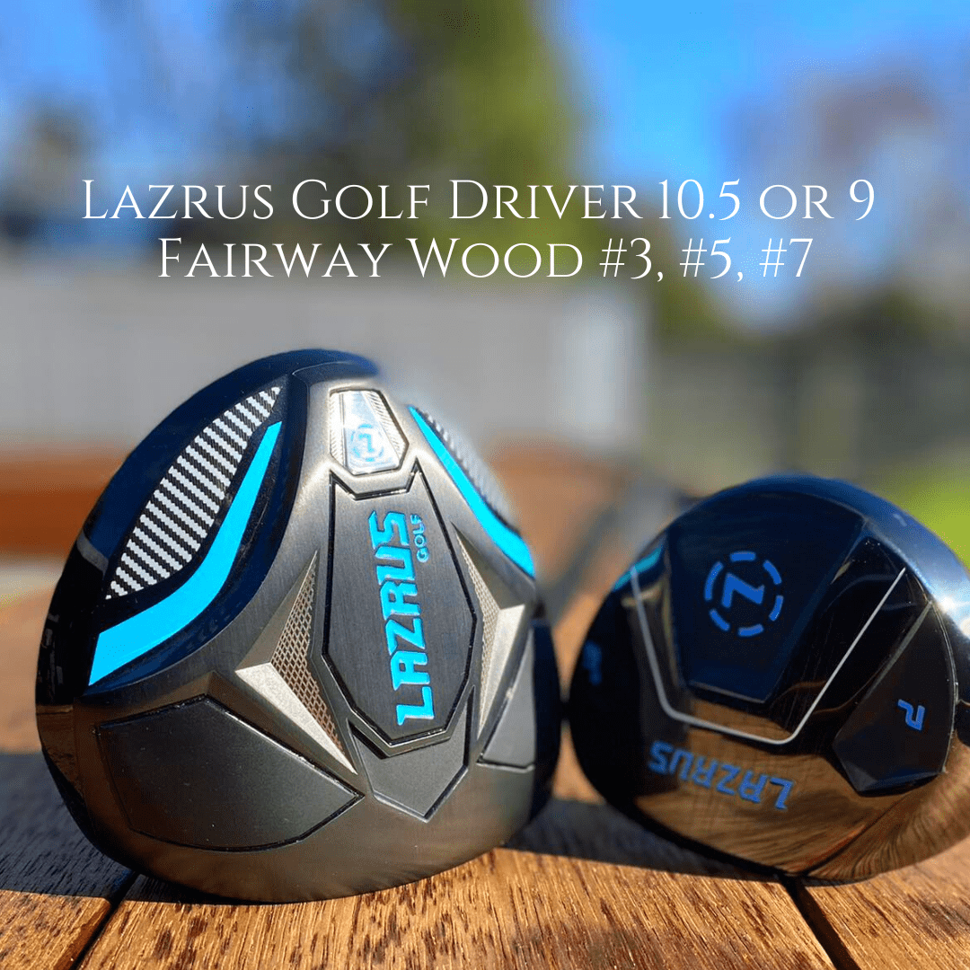 Lazrus Golf Driver and Fairway Wood Bundle - Maximum Velocity Sports