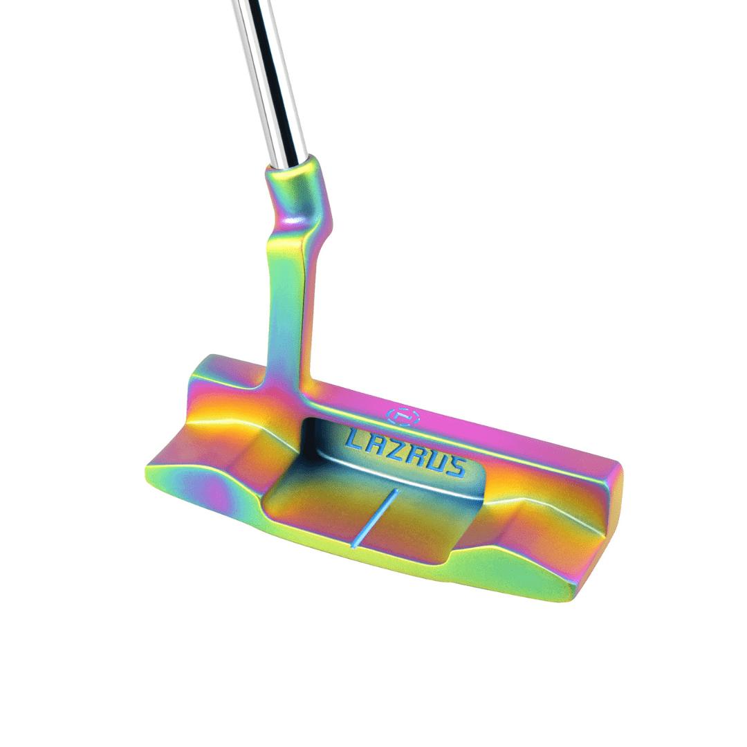 Lazrus Golf Premium Putter - Milled Face (Right & Left Hand) With Magnetic Head Cover - Maximum Velocity Sports