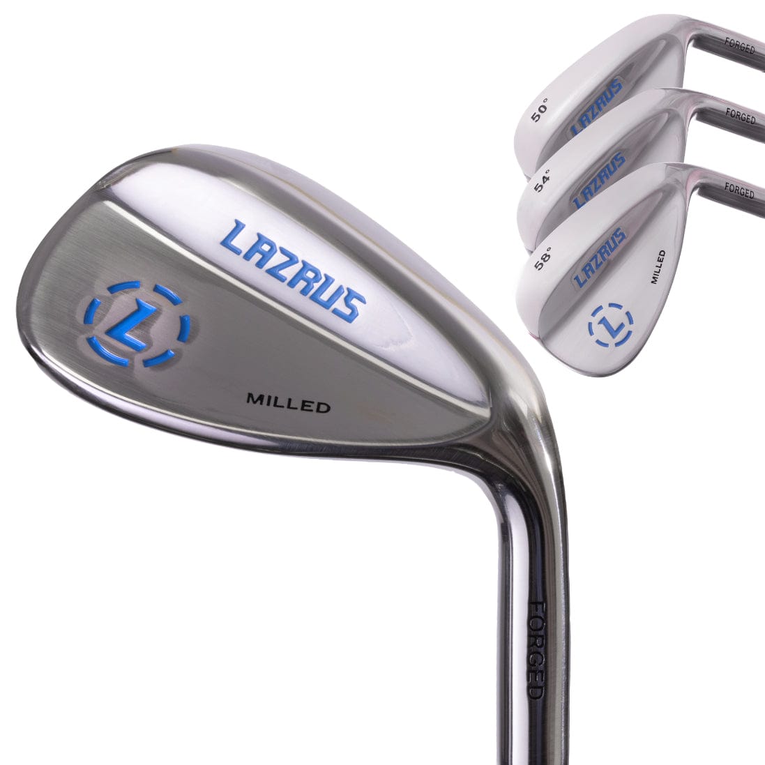 Lazrus Golf Wedges Set or Individual - Forged 50, 54, 58 | Gap, Sand, Lob Wedge (Right Hand) - Maximum Velocity Sports