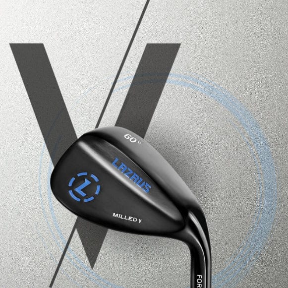 Lazrus Milled V Wedges Set (52°, 56° & 60°) - Maximum Velocity Sports