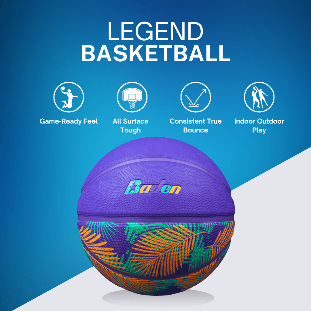 Legend Lifestyle Outdoor Game Rubber Basketball - Maximum Velocity Sports