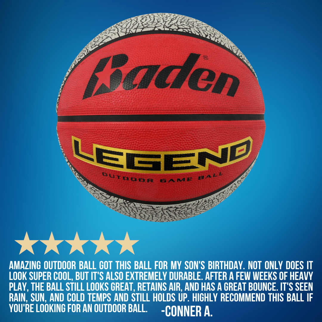 Legend Outdoor Game Rubber Basketball - Maximum Velocity Sports