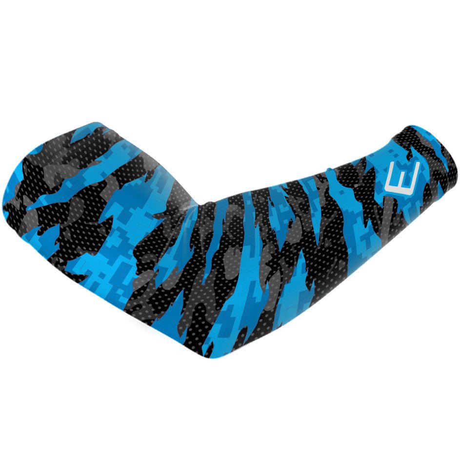 Light Blue Fierce Arm Sleeve - Maximum Velocity Sports