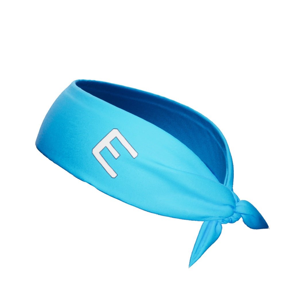 Light Blue Tie Headband - Maximum Velocity Sports