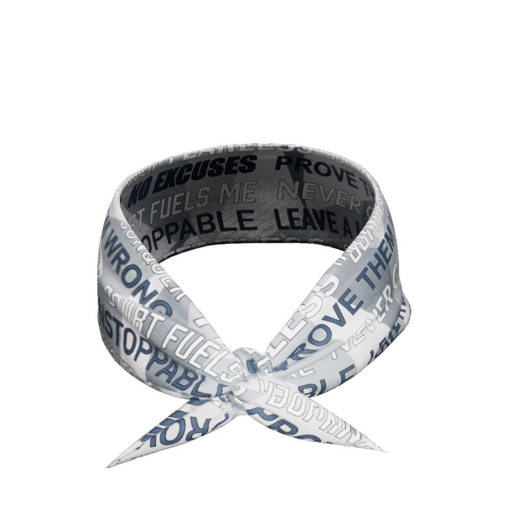 Light Motivational Tie Headband - Maximum Velocity Sports