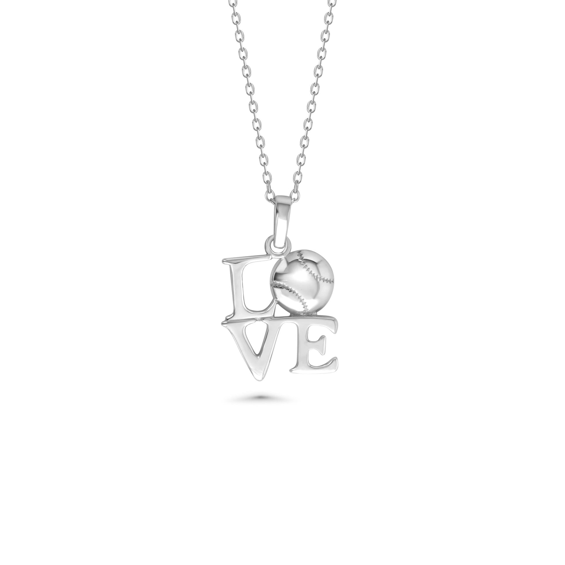Love Baseball Necklace - Maximum Velocity Sports