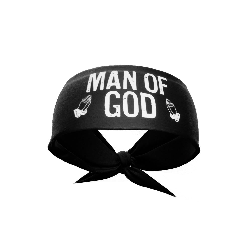 Man of God Tie Headband - Maximum Velocity Sports