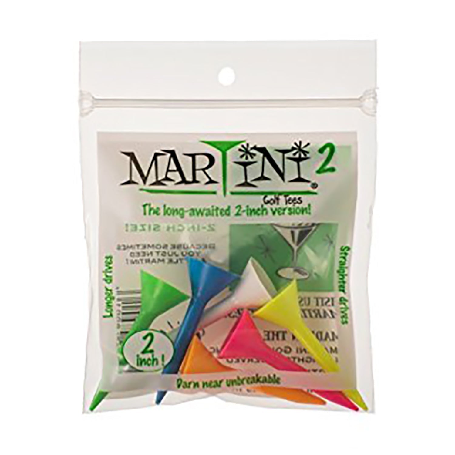 MAR - MARTINI 2; 2 - INCH TEE 6 PACK MIXED - Maximum Velocity Sports