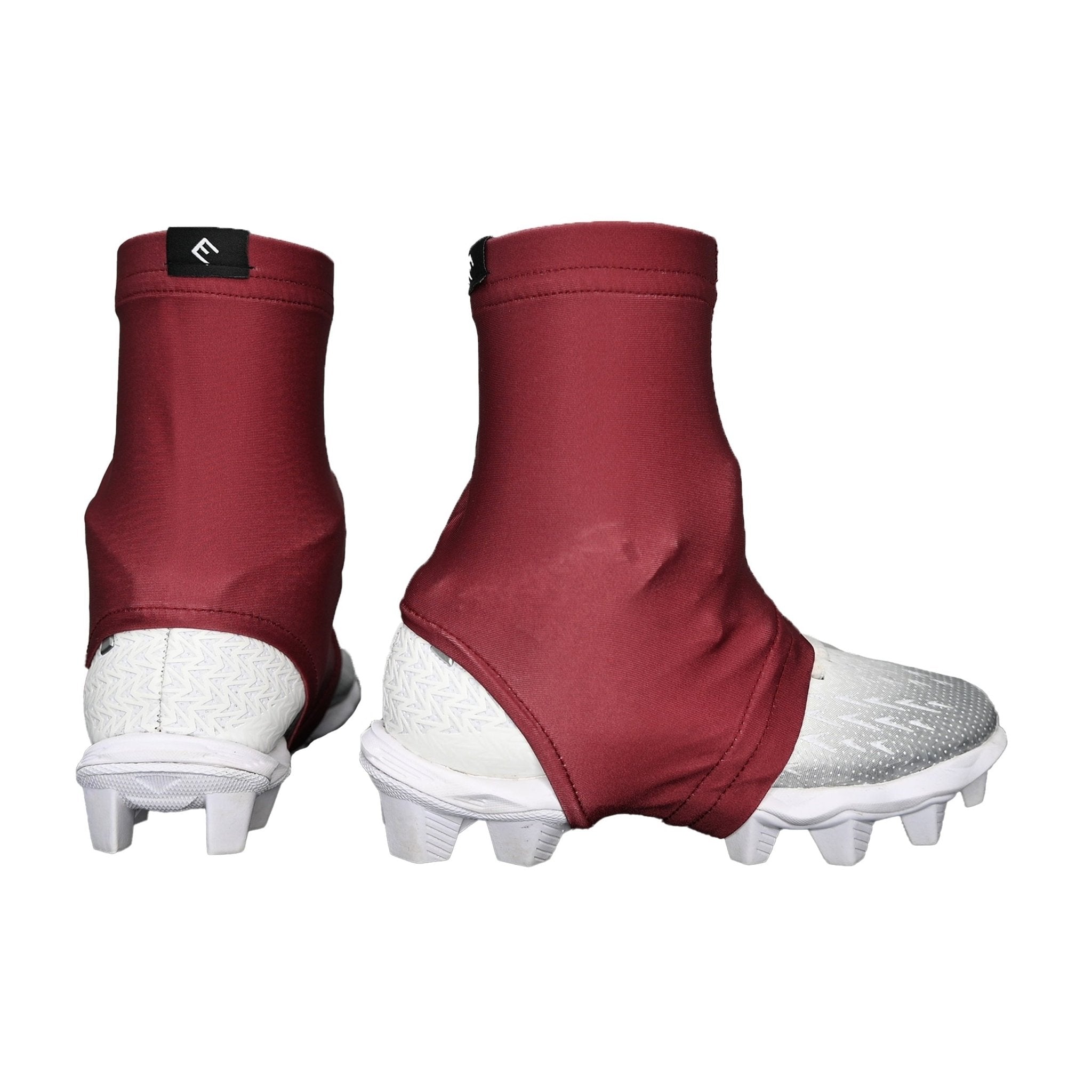 Maroon Cleat Covers (Spats) - Maximum Velocity Sports