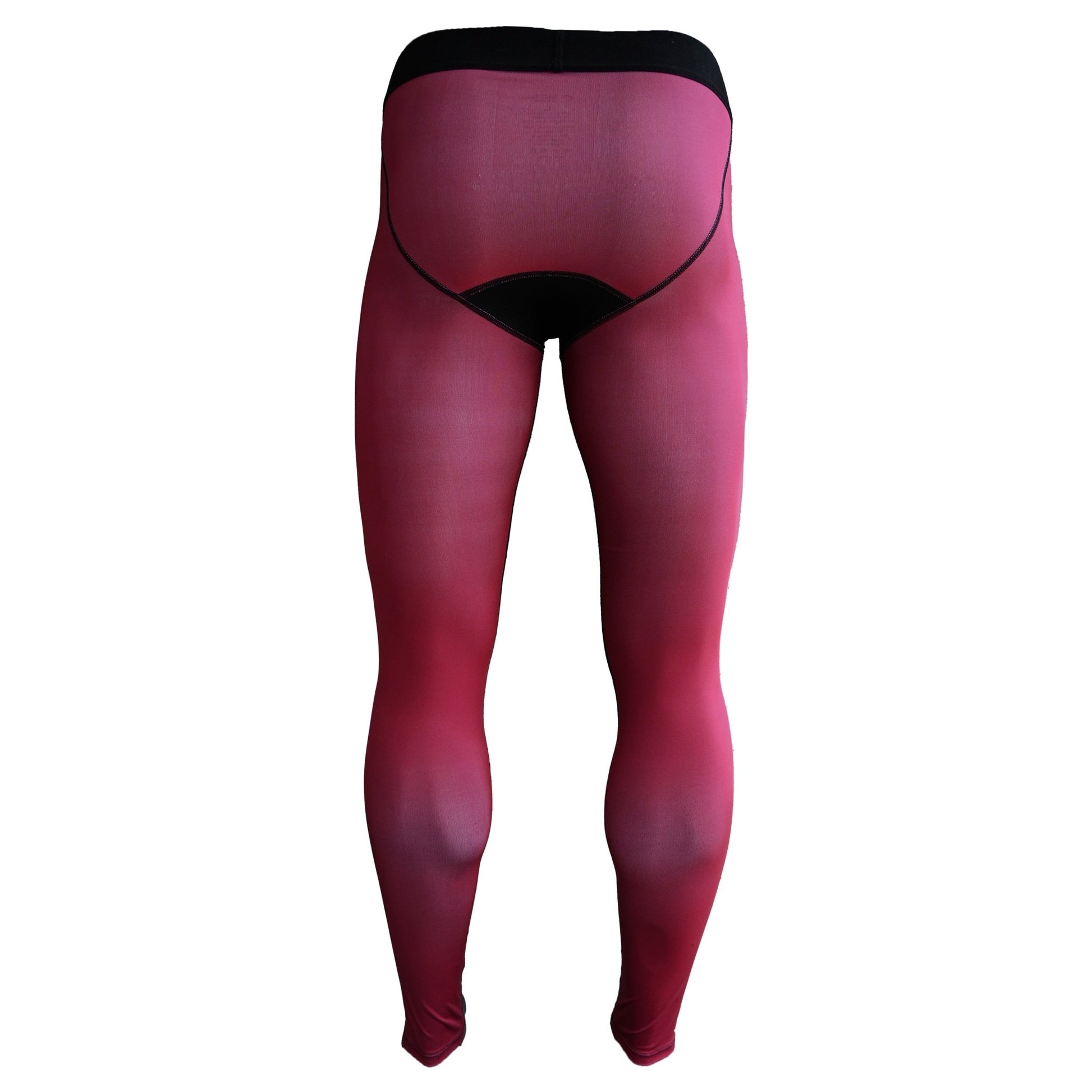 Maroon Compression Tights - Maximum Velocity Sports