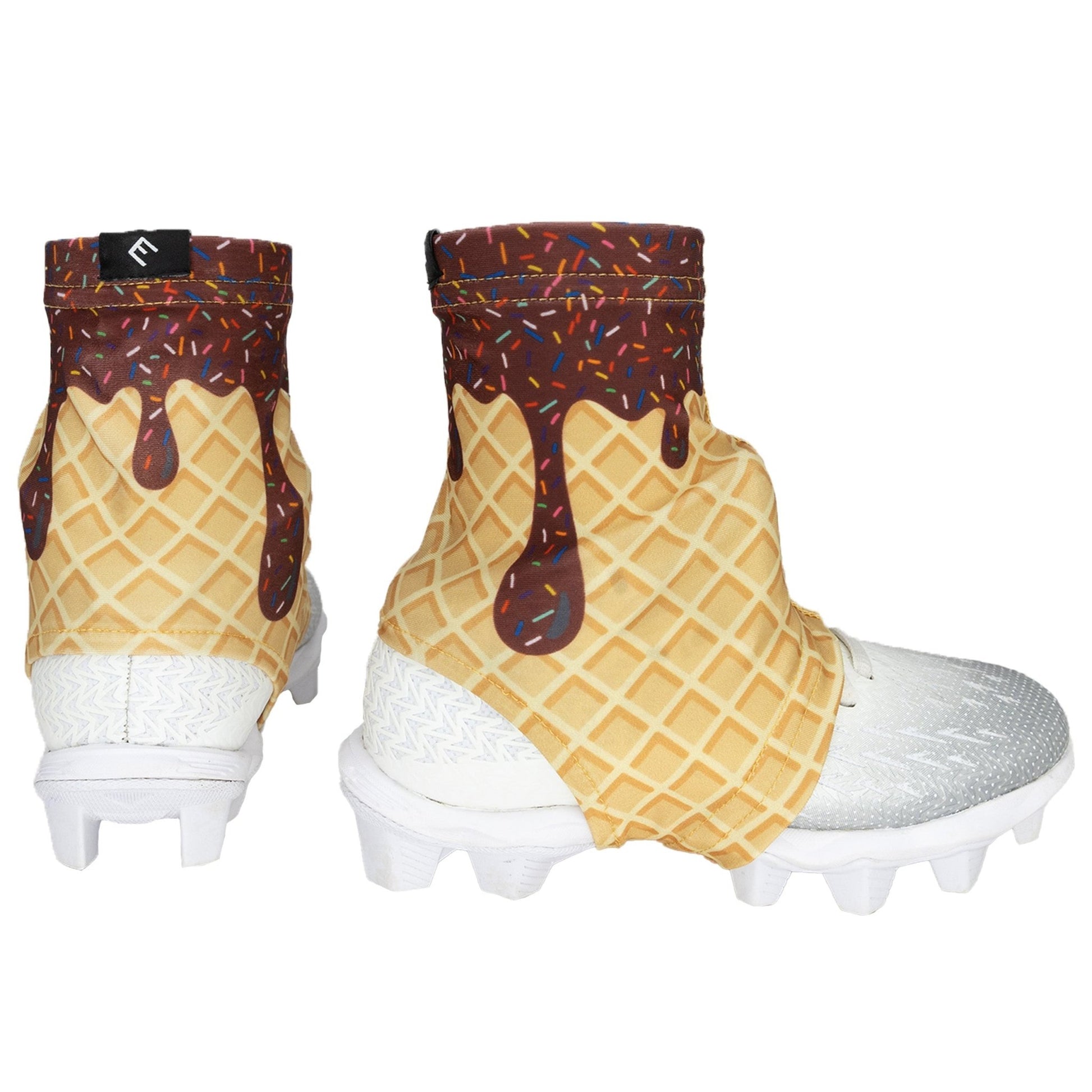 Maroon Ice Cream Cleat Covers (Spats) - Maximum Velocity Sports