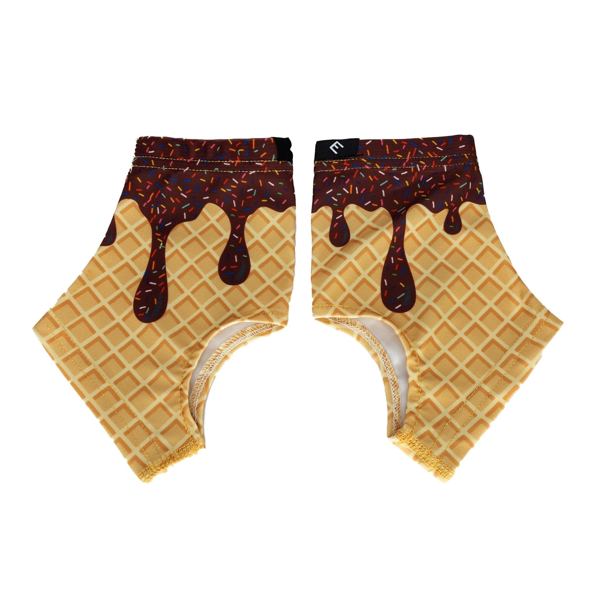 Maroon Ice Cream Cleat Covers (Spats) - Maximum Velocity Sports