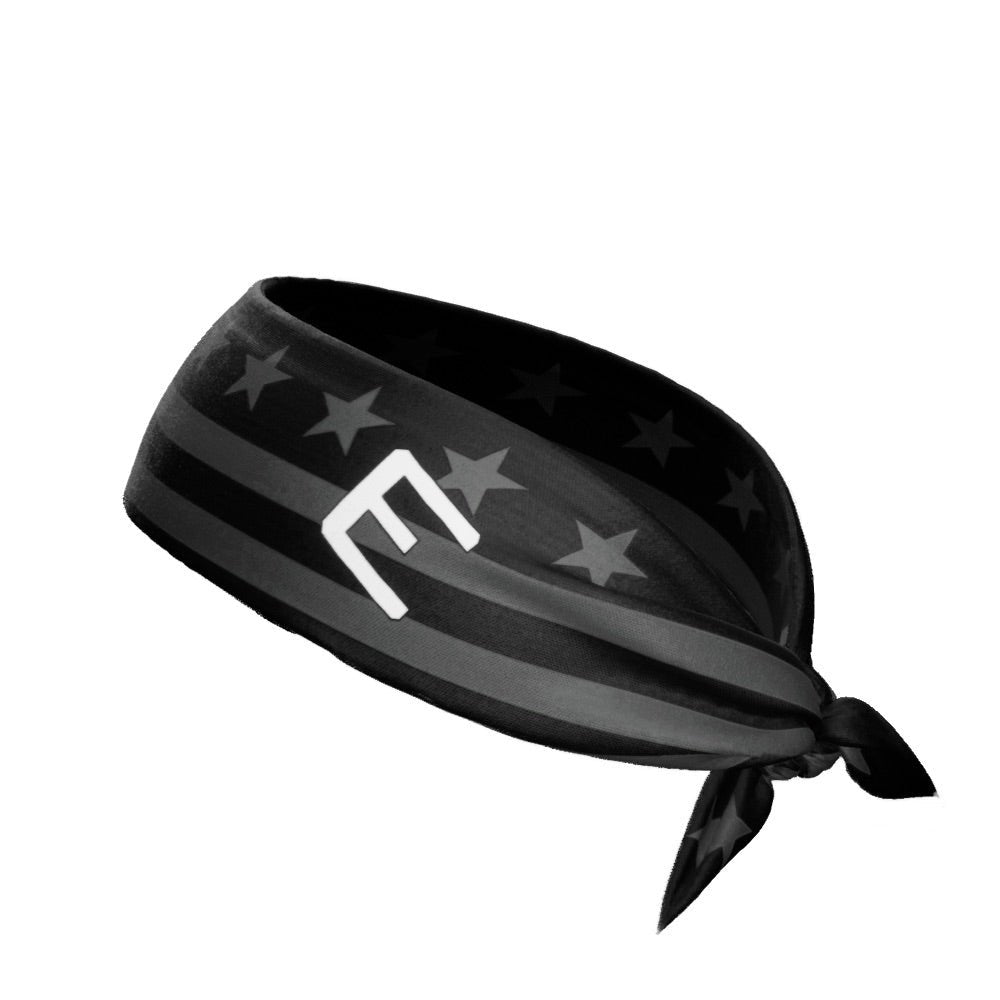 Shadow Stars & Stripes Tie Headband - Maximum Velocity Sports
