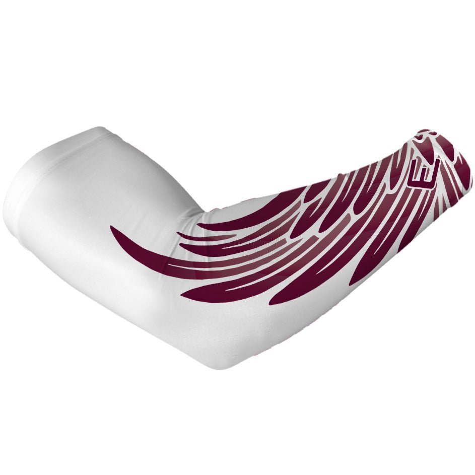 Maroon Wing Arm Sleeve - Maximum Velocity Sports