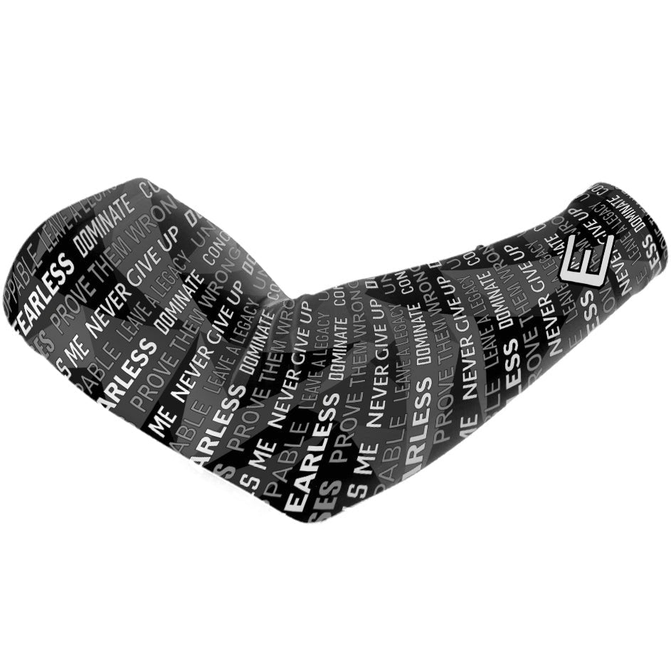 Dark Motivational Arm Sleeve - Maximum Velocity Sports