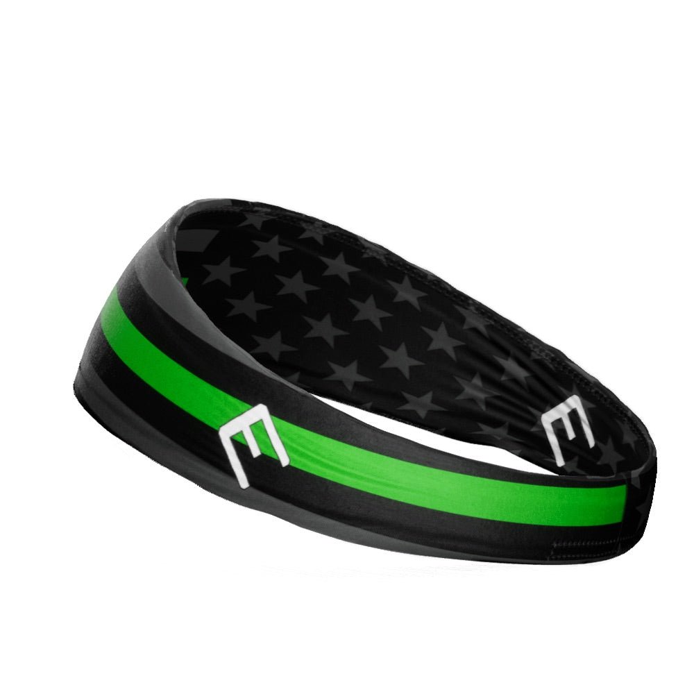 Thin Lime Green Line Headband - Maximum Velocity Sports