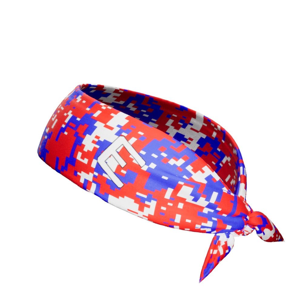 RWB Digi Camo Tie Headband - Maximum Velocity Sports