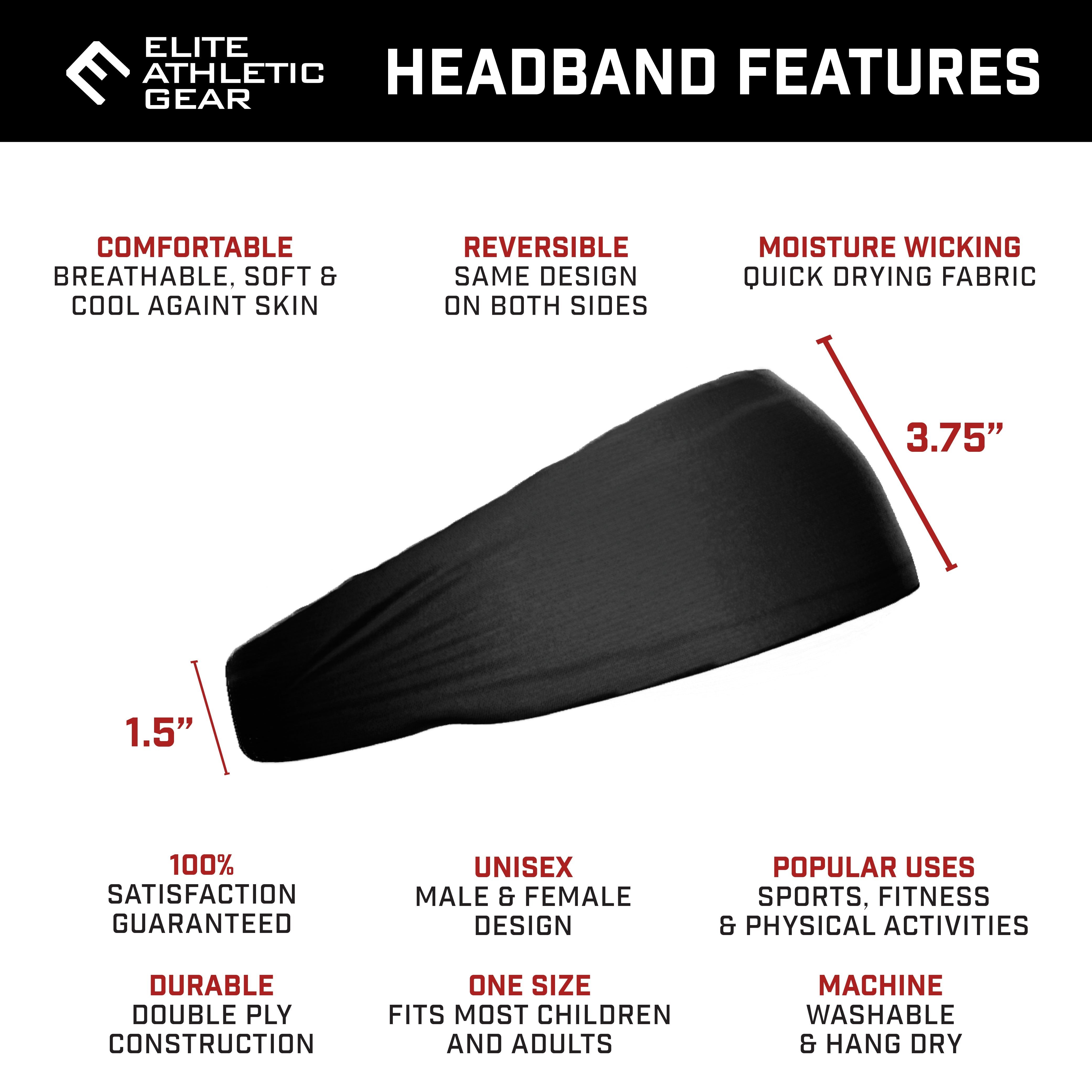 Tactical Thin Blue Line USA Flag Headband - Maximum Velocity Sports