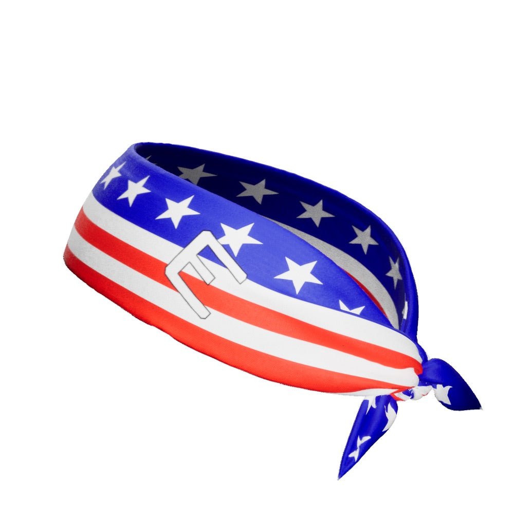 Stars & Stripes Tie Headband - Maximum Velocity Sports