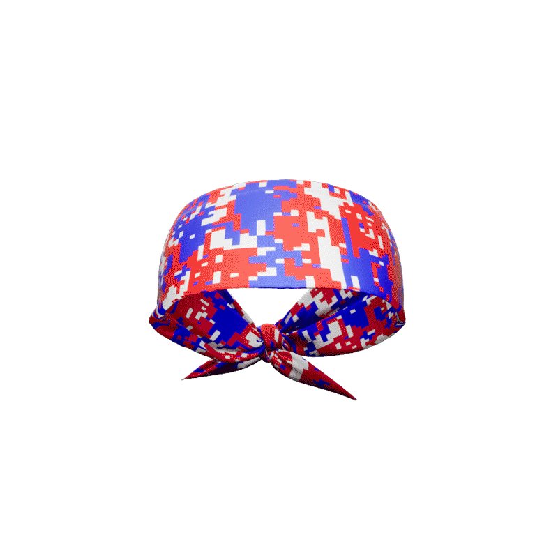 RWB Digi Camo Tie Headband - Maximum Velocity Sports
