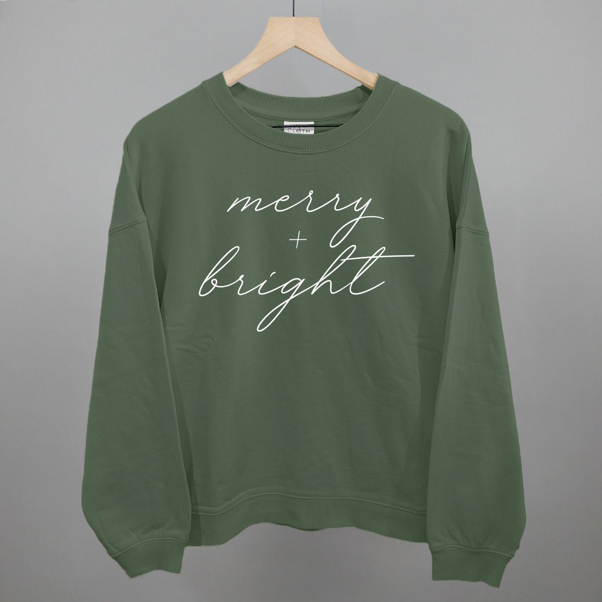 Merry And Bright White Script - Maximum Velocity Sports