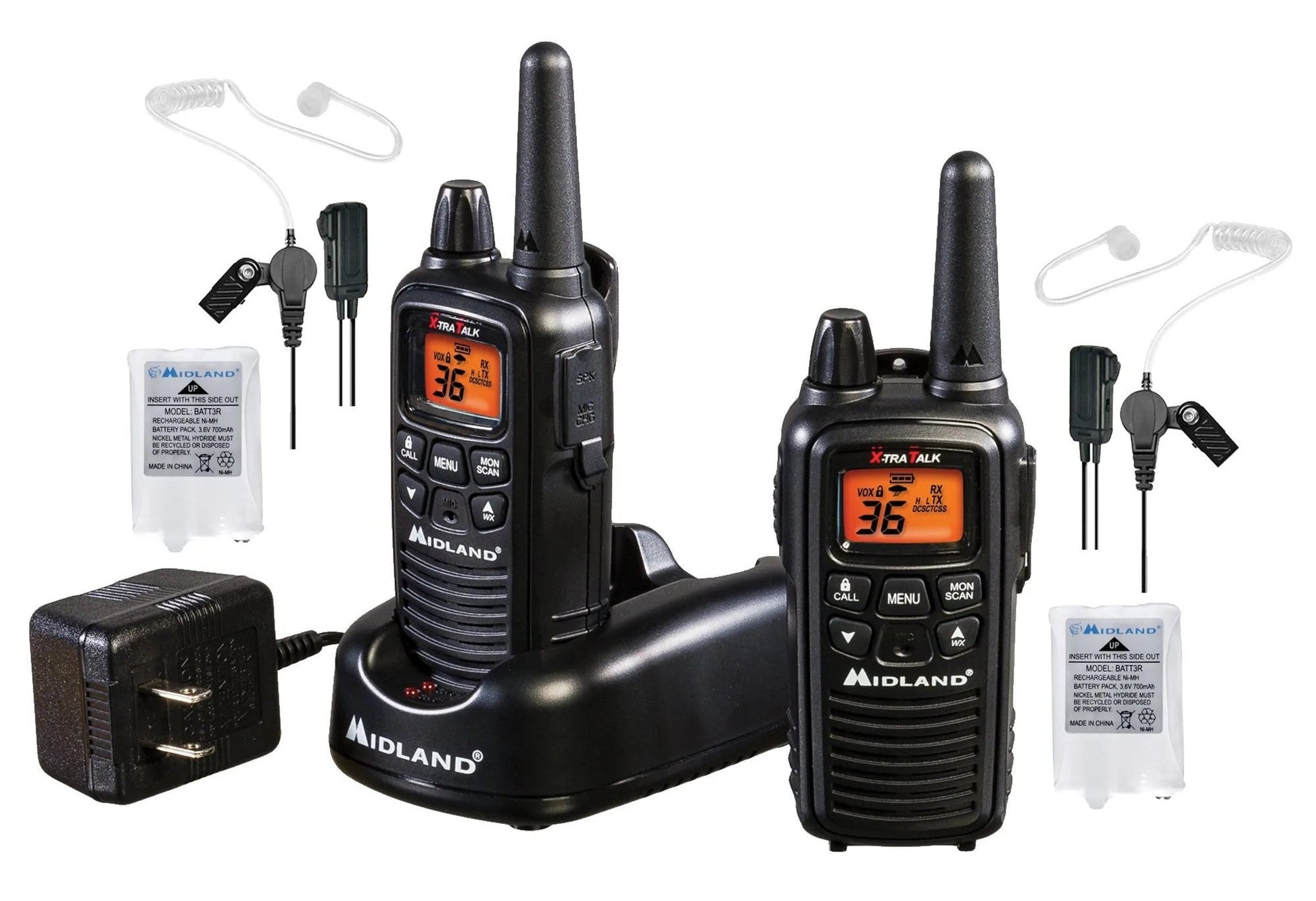 Midland Radios with Headsets (Set of 2) - Maximum Velocity Sports