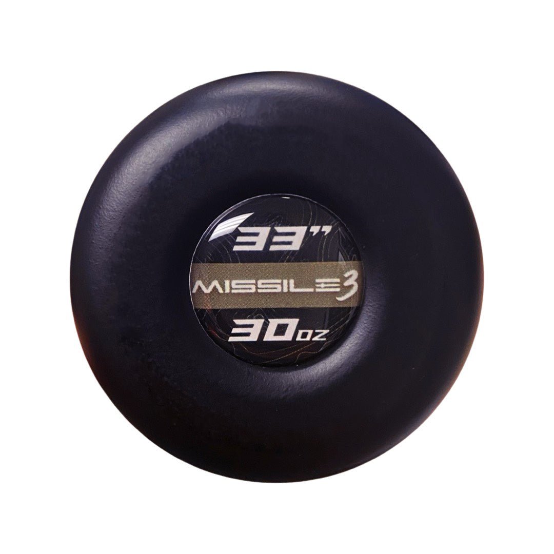 Missile 3 Aluminum BBCOR Certified - 3 Baseball Bat - Maximum Velocity Sports