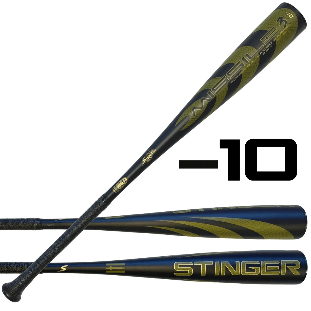 Missile 3 Aluminum USSSA Certified - 10 Baseball Bat - Maximum Velocity Sports