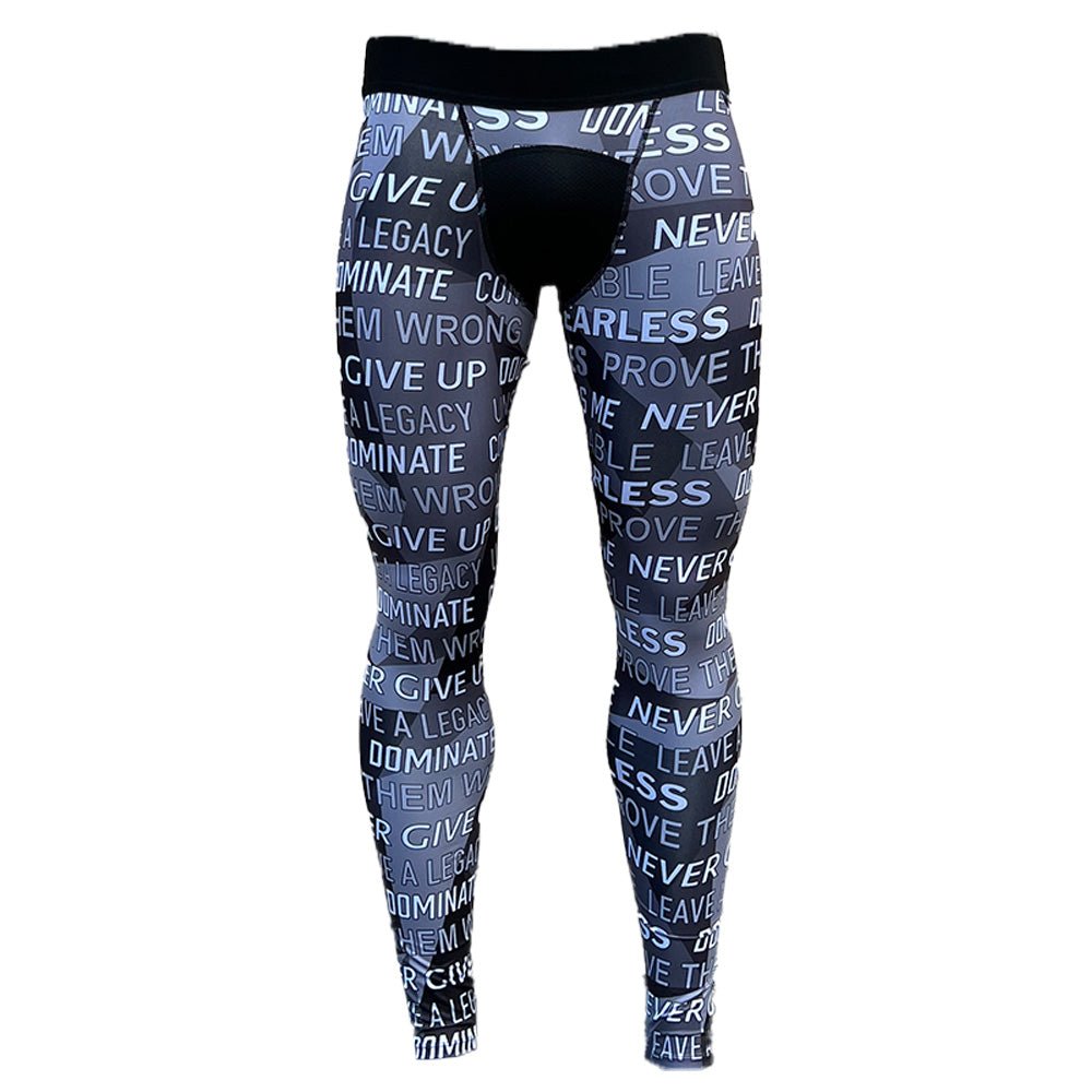 Motivational Compression Tights - Maximum Velocity Sports