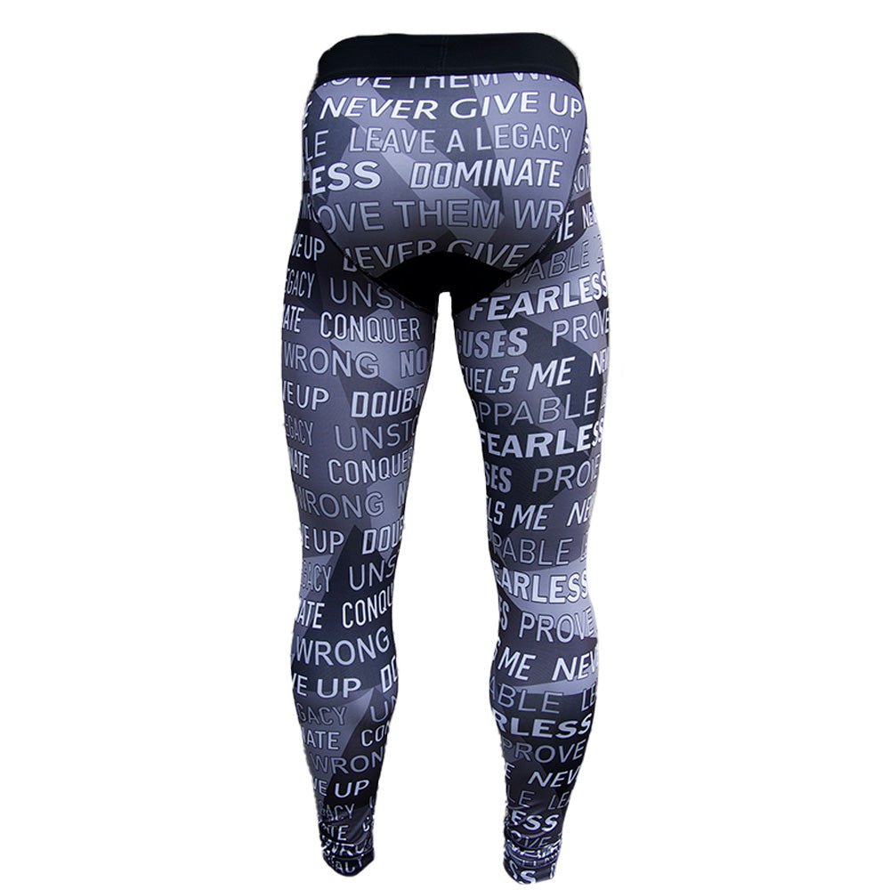 Motivational Compression Tights - Maximum Velocity Sports