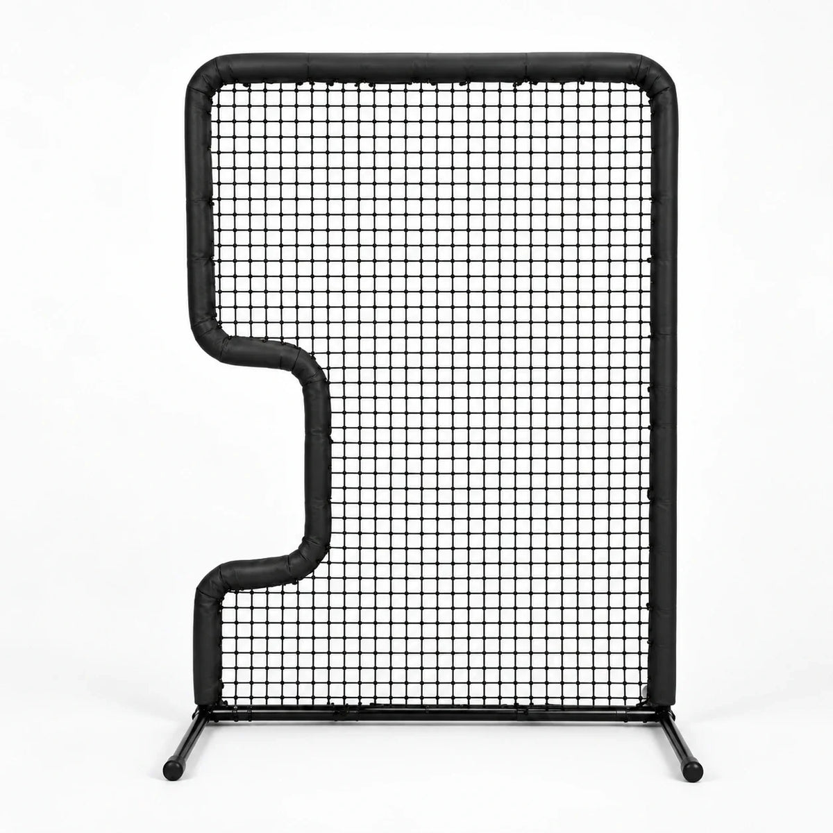 AI-assisted studio visualization of the Muhl Tech Pro 5x7 C-Screen with black padding and recessed side opening.