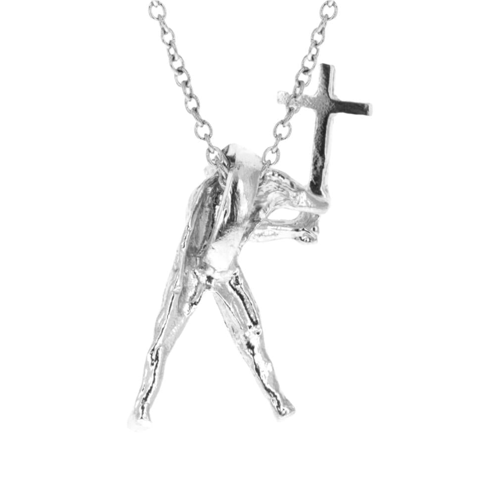 MVP Batter Baseball Cross Necklace - Maximum Velocity Sports