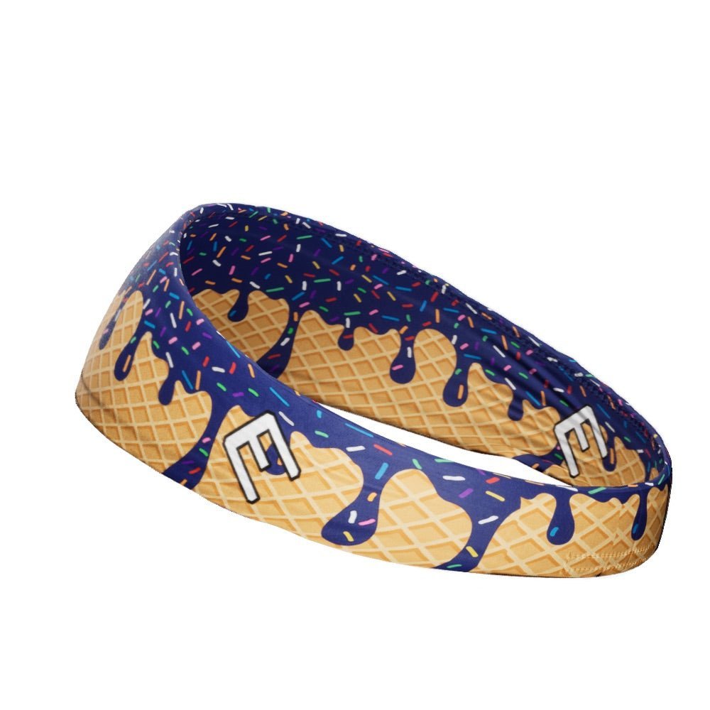 Navy Ice Cream Headband - Maximum Velocity Sports