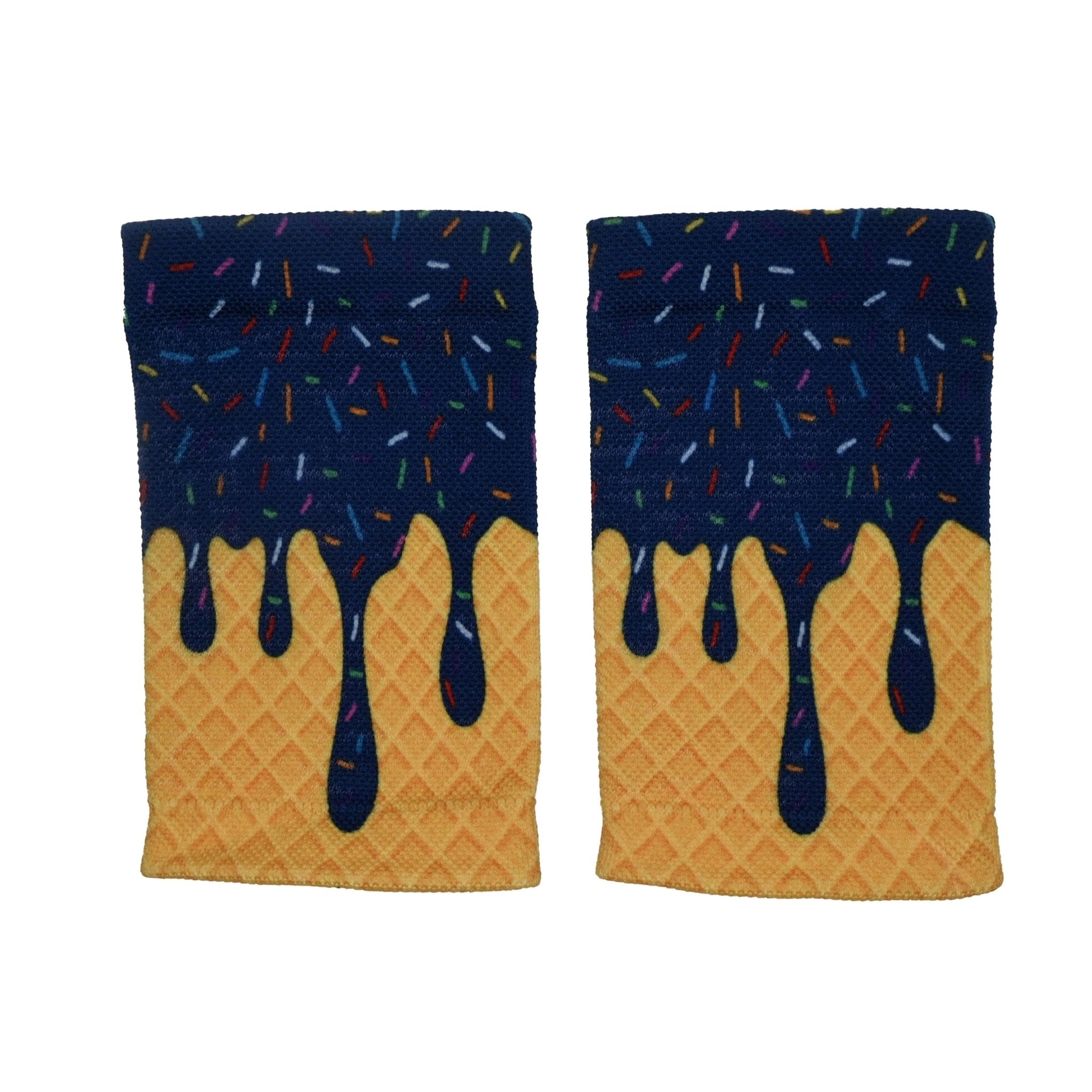 Navy Ice Cream Wrist Support Sleeves - Maximum Velocity Sports