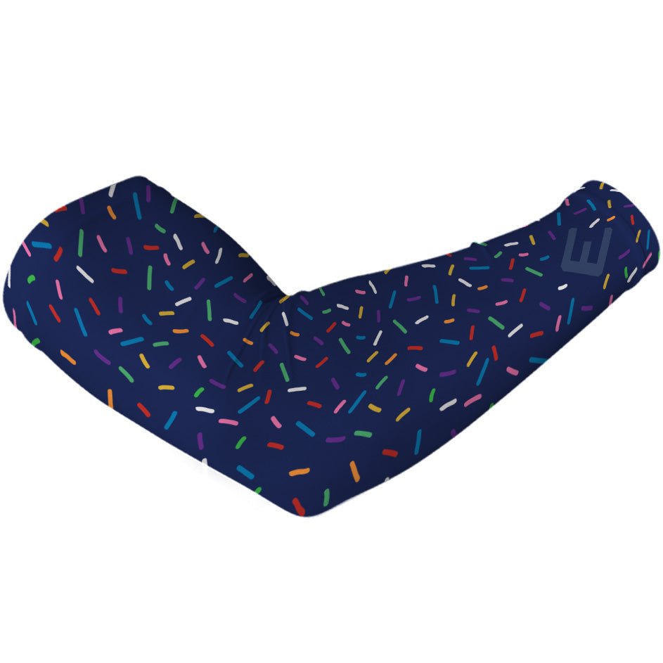 Navy Sprinkles Arm Sleeve - Maximum Velocity Sports