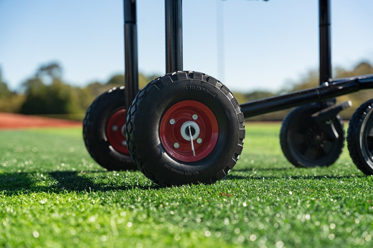 NEW 4 Wheel Pro Baseball Cart - Maximum Velocity Sports