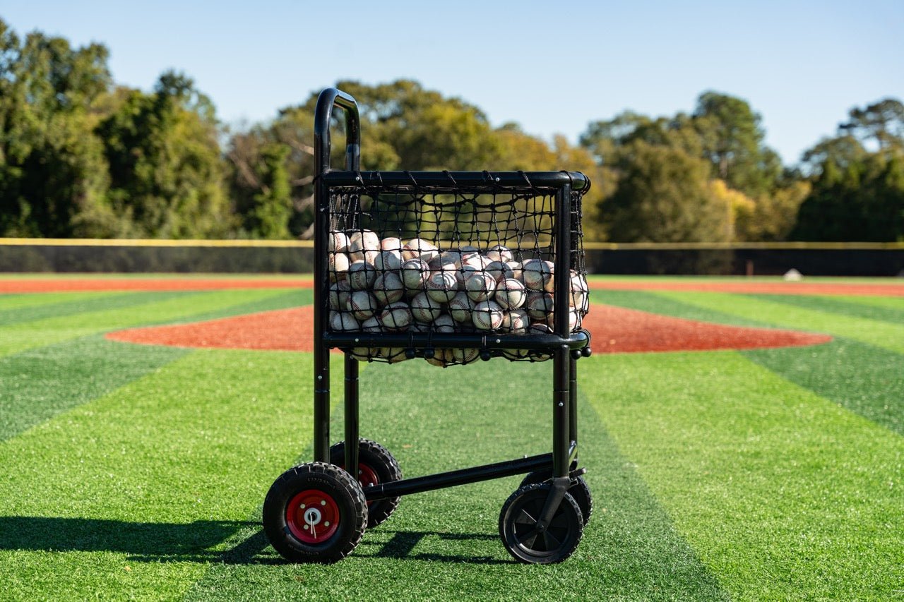 NEW 4 Wheel Pro Baseball Cart - Maximum Velocity Sports