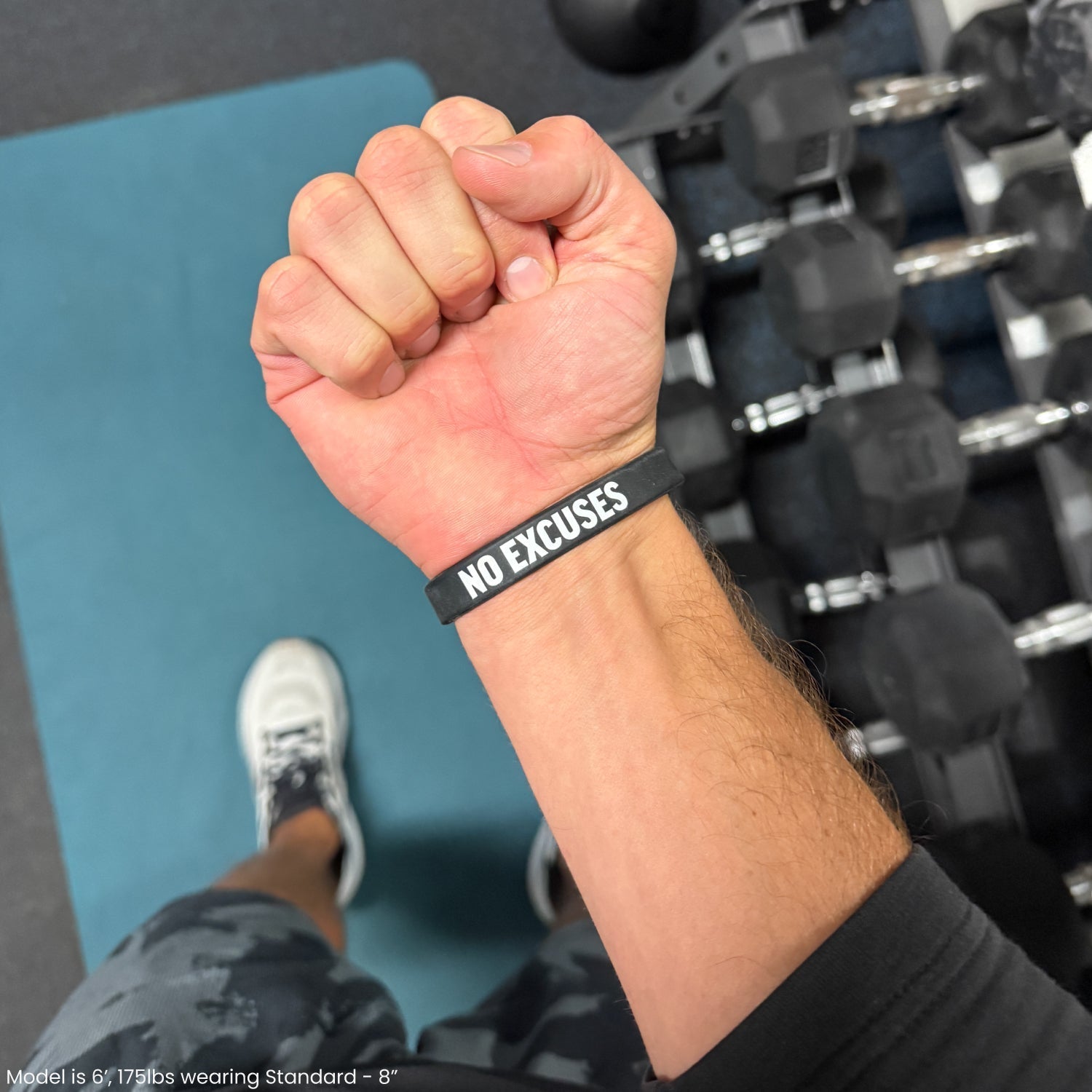 NO EXCUSES Wristband - Maximum Velocity Sports