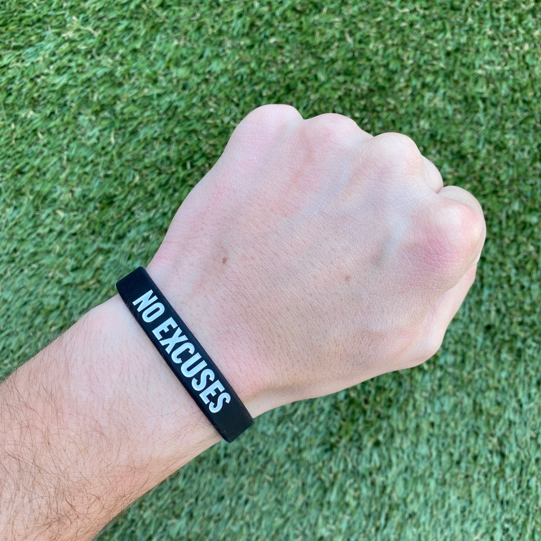 NO EXCUSES Wristband - Maximum Velocity Sports