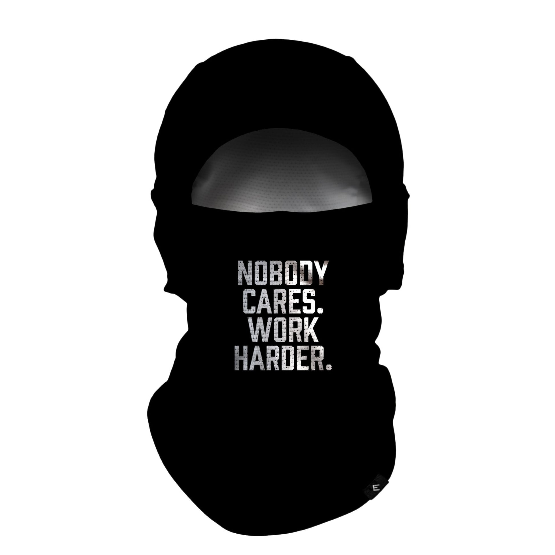 Nobody Cares. Work Harder. Balaclava Mask (Shiesty) - Maximum Velocity Sports