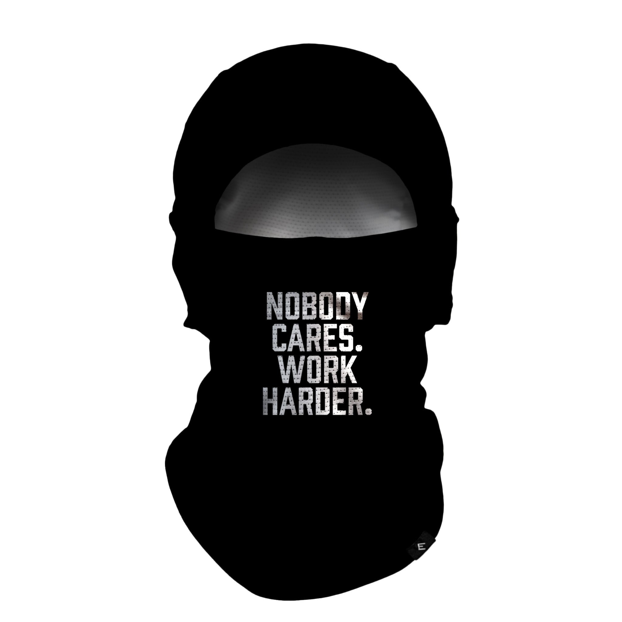 Nobody Cares. Work Harder. Balaclava Mask (Shiesty) - Maximum Velocity Sports