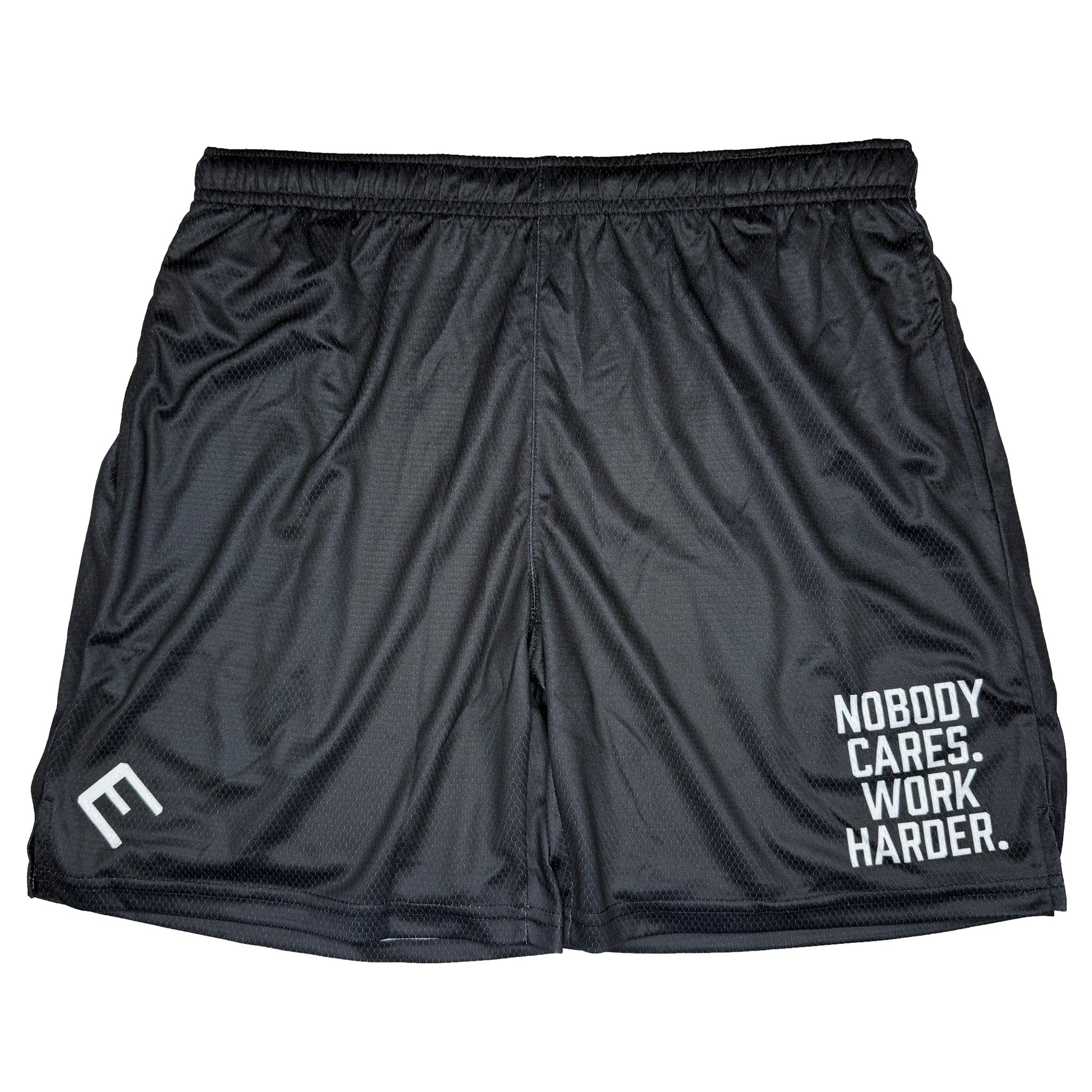 Nobody Cares. Work Harder. Shorts - Maximum Velocity Sports