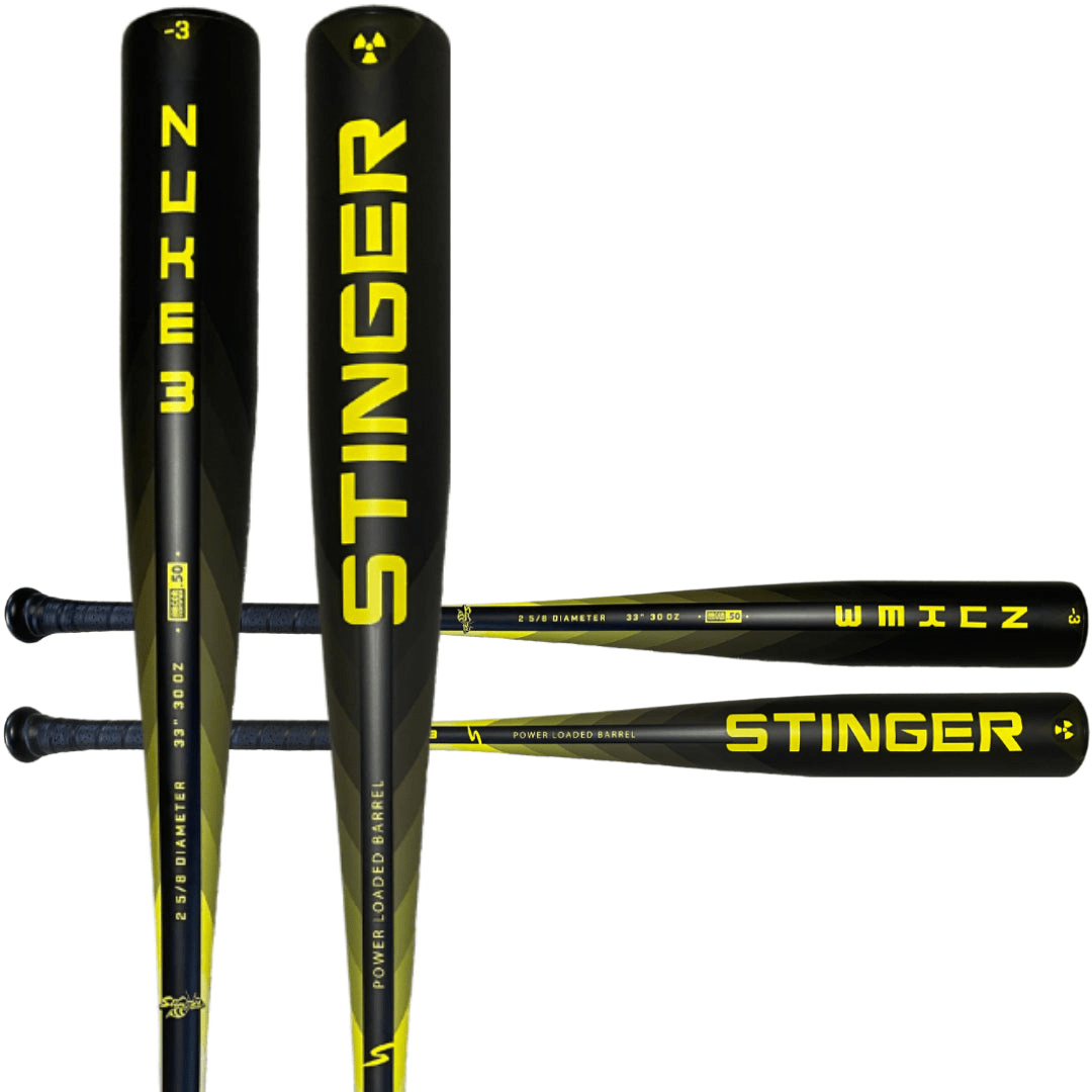 NUKE 3 Aluminum BBCOR Certified - 3 Baseball Bat - Maximum Velocity Sports