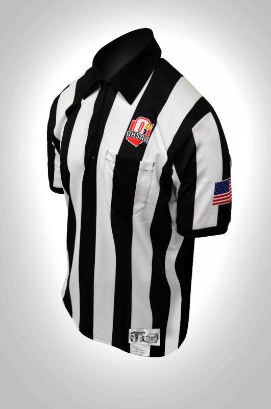 Ohio High School Athletic Assoc [OHSAA] Sublimated 2.25" Short Sleeve Ultra Tech Football Shirt - Maximum Velocity Sports